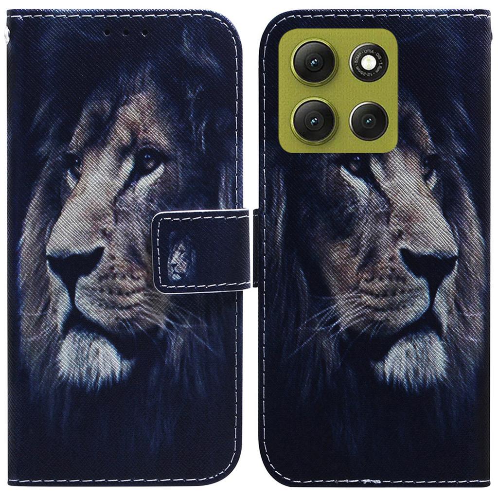 For Motorola Moto G86 5G Wallet Case Pattern Print Leather Phone Cover