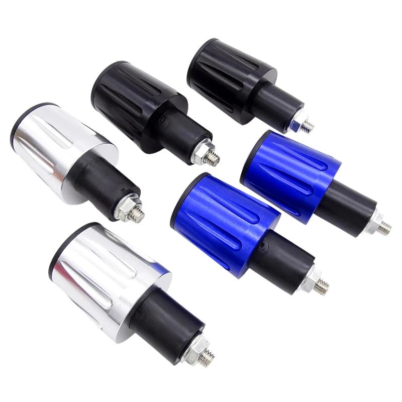 2pcs/set 22mm Motorcycle Universal Handlebar Bar End Plugs Aluminum Handlebar Ends Balanced Slider Plug for Suzuki Yamaha Bmw
