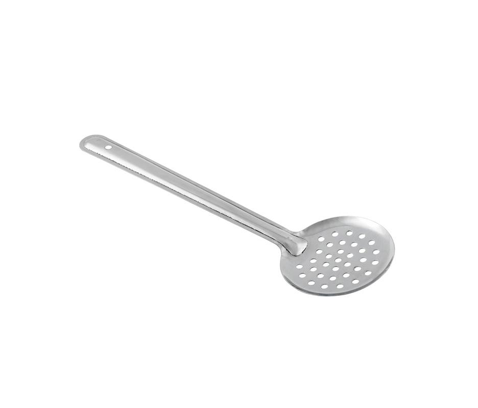 

TreegoArt Large Handle Stainless Steel Multipurpose Jhara Cooking Skimmer For Deep Frying And Straining Puris - 12 Inches Length (Approx) серебряный
