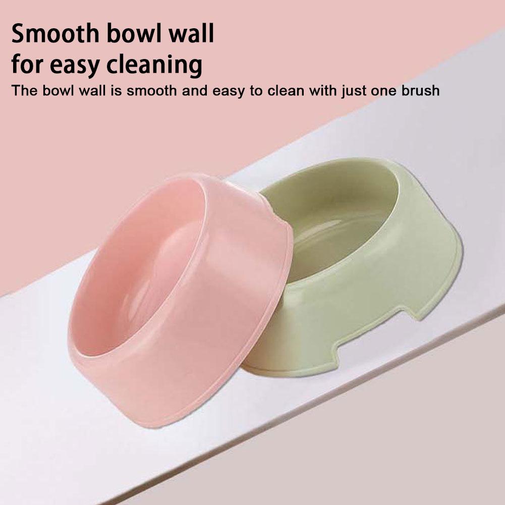 Pet Bowls Dog Cat Plastic Food Feeding Water Dish Bowl Feeder Pet Supplie Accesorios Para Perros
