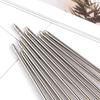 82mm 5 Pieces/Lot 1.0mm Metal Pen General Gel Pen Writing Smooth Refill Officel Stationery Gift Blue/Black Ink