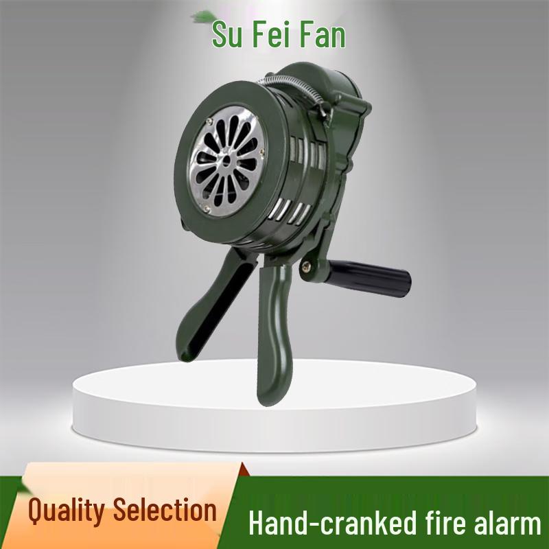 Portable Hand-Crank Emergency Alarm Siren