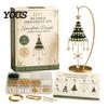 Seasonal Trinket Assembly Kits DIY Christmas Tree Beaded Ornament Kit, 3D Bead Craft Set, Handcrafted Ornaments Making Beginner Friendly with