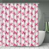 3D Bowknot Design Black & Pink Various Styles Bowknot Shower Curtain Waterproof Fabric Bathroom Curtain
