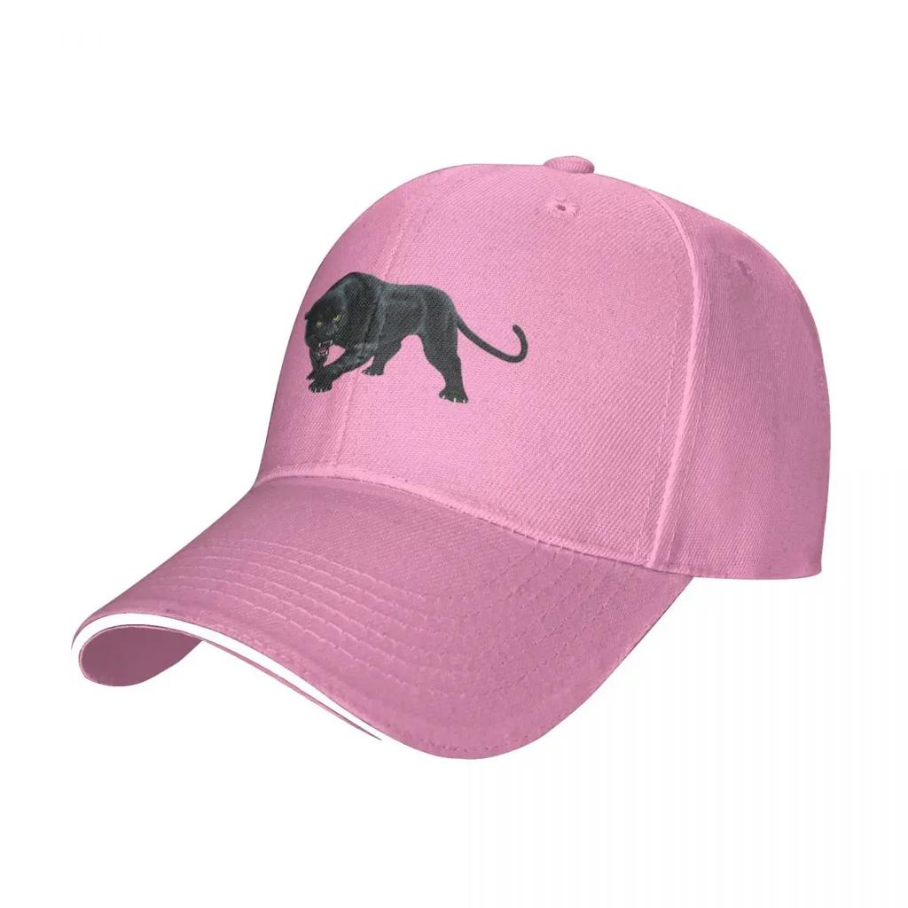 Black Panther Roaring Printing Baseball Cap Men Fashion Coquette Beach Dad Hats 2024 New Peaked Cap