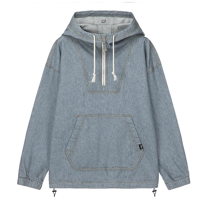 Nau Re-Born Denim Anorak Denim/00M gray