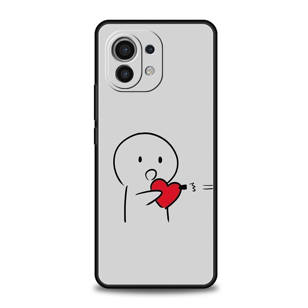 Süße Mittelfinger Handyhülle Für Xiaomi Mi 17 15T 15 14 14T 13T 12T Pro 12 13 Lite 5G 11T Poco X6 X7 X5 Pro Weiche Hülle