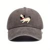 Festive Vintage Baseball Cap with Adorable Puppy Design  Perfect for Outdoor Fun and