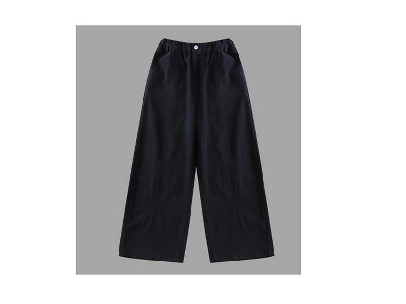 Girls' 2025 Autumn Casual Scimitar Pants: Versatile Korean Style for Big and Middle Kids
