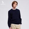 HAZZYS Men's Big Dog Logo Crew Neck Sweatshirt