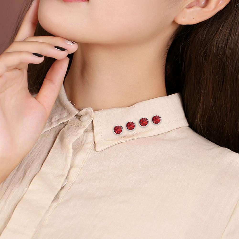 B Acrylic Diamond 8mm Decorative DIY Stud Clothing Accessory 8mm Silver Edge CrystalBright Red