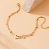 316L Stainless Steel Gold Plated Heart Love Anklets For Women Girl New Trend Multi-layer Chains Non-fading Jewelry Gift Party