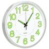 Glow In the Dark Wall Clock White 30 Cm