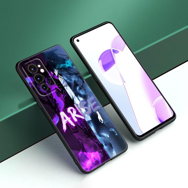 

Чехол для телефона с выравниванием аниме Solo для OnePlus 7T 8T 9RT 10R Pro 6T Nord 2T CE2 N10 N20 N100 N200 ACE 5G, мягкий черный чехол из ТПУ OnePlus Nord CE2 5G