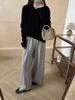2025 Autumn/Winter Women's Korean Style Three-Button Loose Knit Hoodie Sweater