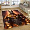 3D Anubis Pharaoh Horus Egyptian Mythology Gods Carpet Rug for Home Living Room Bedroom Sofa Doormat Decor,Area Rug Non-slip Mat