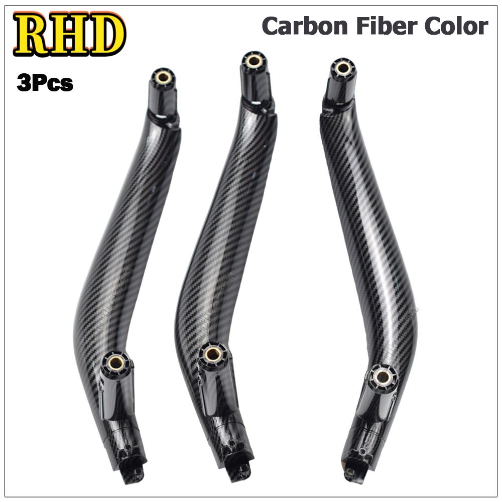 Für BMW X5 X6 F15 F16 2014 2015 2016 2017 2018 Links Rechts 3 Teile/satz Auto Innentüren Griff Pull Trim Abdeckung schwarz Beige