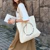 Korean Style Ins Canvas Bag With Same English Letters Large Capacity Tote Single-shoulder Handbag Women's