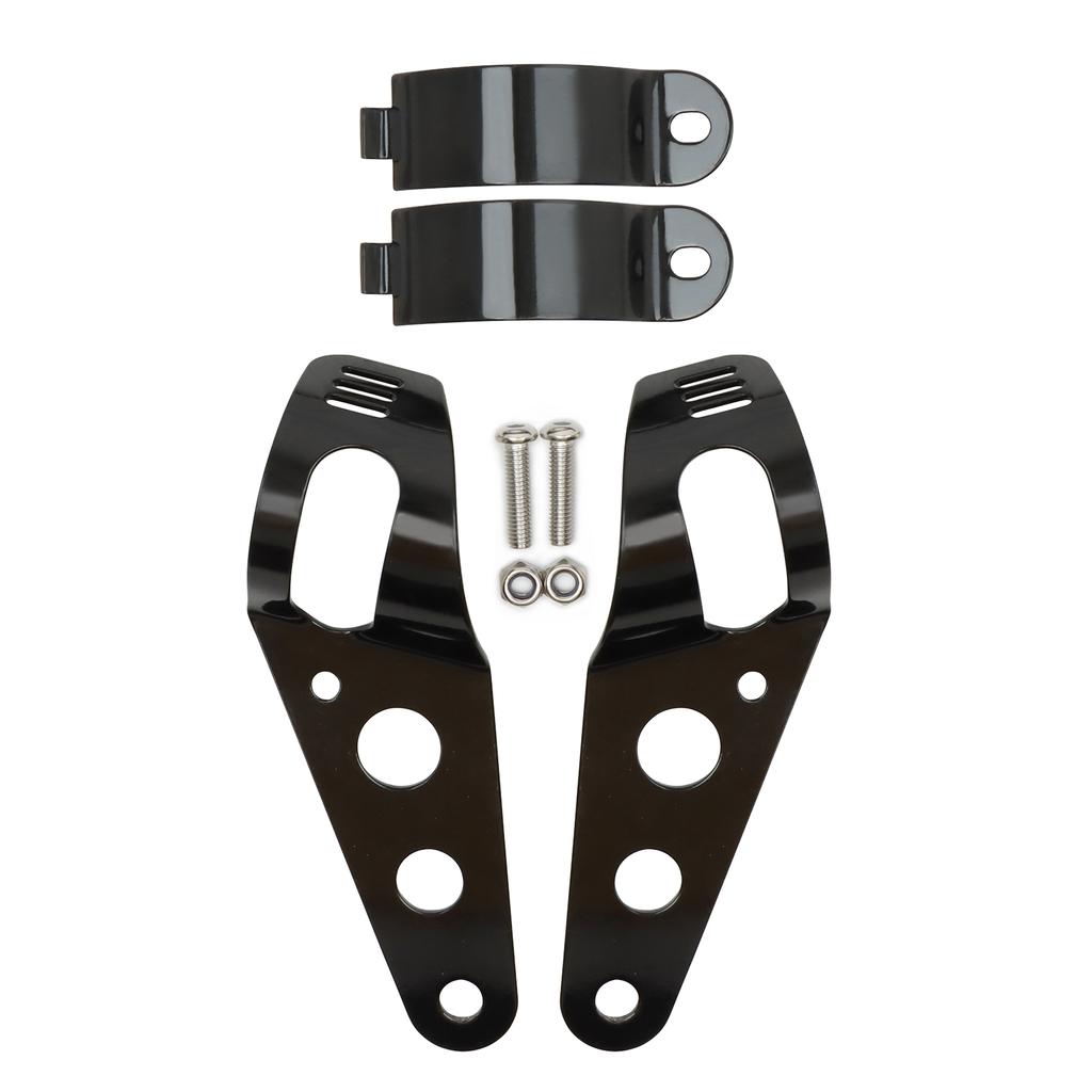 Universal For Honda Kawasaki Bobber Racer KZ1000 1100 KZ550 KZ650 26mm-37mm Fork Tube Motorcycle Headlight Mount Bracket