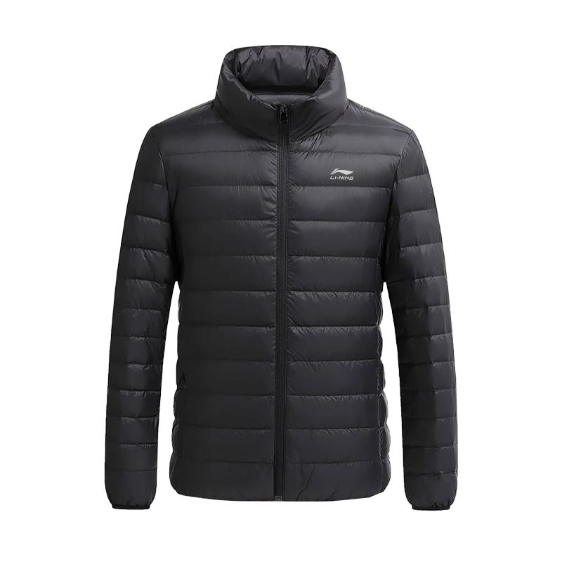 Li Ning Down Jackets Men s Stand Collar Lightweight AYMT425 4XL