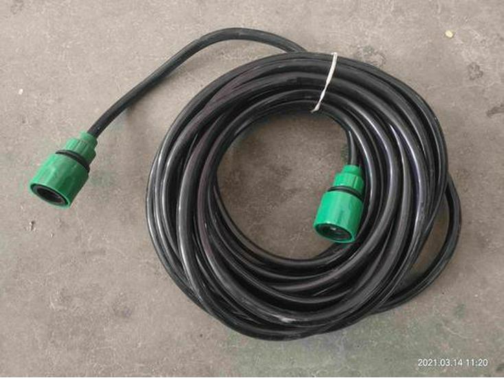 предмет номер. 02196: Шланг для автомойки 10 м с очистителем и двумя большими насадками