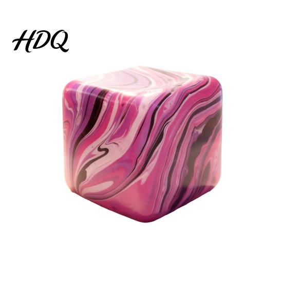 Hand Stress Ball Flow Texture Cube Anxiety Relief Squeeze Sensory Toy Slow Rebound Decompression Home Office Relaxation Tool