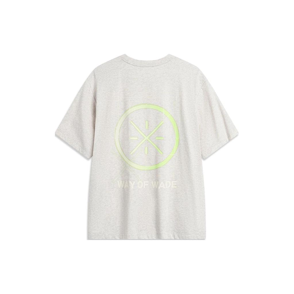 Li Ning T Shirt Men's Heather Gray Tile Gray AHSU363-5