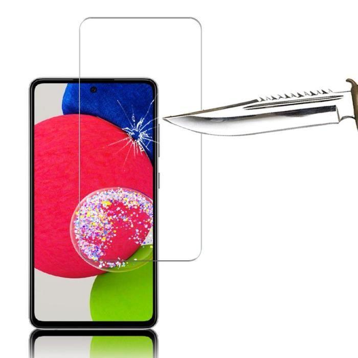 Film de protection - VCOMP - Samsung Galaxy A52S 5G - Verre trempé - Pack de 2 - Résistant aux rayures