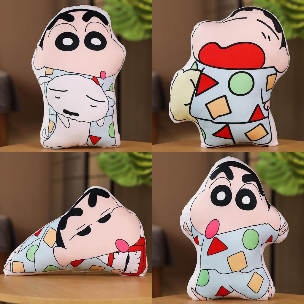 Cute Crayon Shin-chan Double-sided Printed Plush Pillow