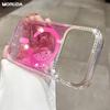 For Magsafe Diamond Glitter Case for iPhone 17 16 15 14 Pro Max Plus 12 13 Air Bling Gradient Transparent Acrylic Cover