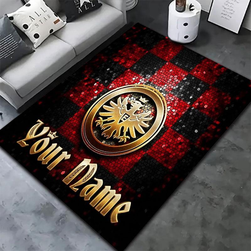 Eintracht Frankfurt Custom Name Carpet Rug for Living Room Bedroom Home Sofa Decoration,Kids play Non-slip Floor Mat