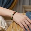 Enamel Vintage Cloisonne Bangle Floral Peony Traditional Chinese Flower Bangle Vintage Classic Women's Hand Bracelet