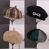 Spring face small beret children big head circumference versatile painter hat leisure student newsboy hat