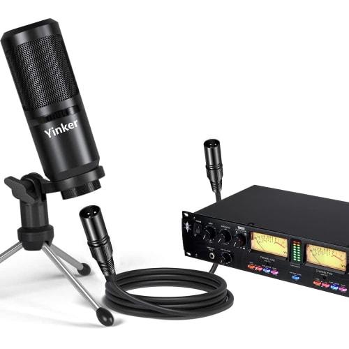 Yinker Male-to-Male XLR Cable for Microphone Recording, Compatible with Condenser Microphones, Speakers, and Other Recording Devices, Oxygen-Free Copp