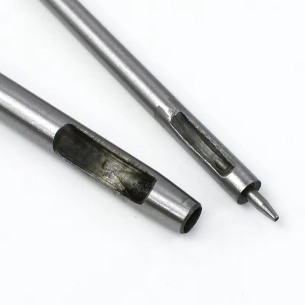 10Pcs/Set Leather Hole Punch Set Steel Round Belt Puncher DIY Leather Craft Tools