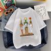 Ägyptische Dreifaltigkeit T-Shirt Altägyptische Mythologie T-Shirts Göttin Isis Shirt Gott Horus Osiris Oberteile Hieroglyphen Kleidung