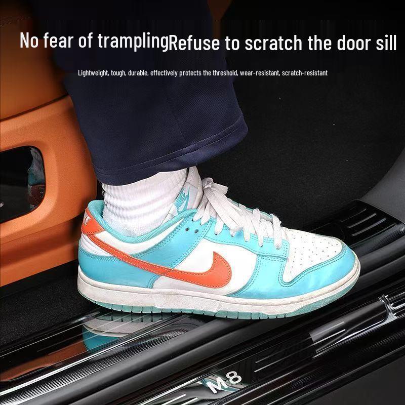 AITO M8 Stainless Steel Door Sill Protector & Trunk Guard