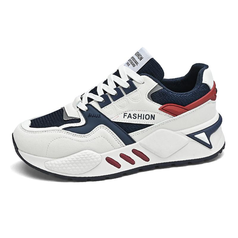 New Mesh Breathable Running Shoes Fashion Casual Non-slip Soft Soled Men's Shoes Student Shock Absorbing Sports Shoes