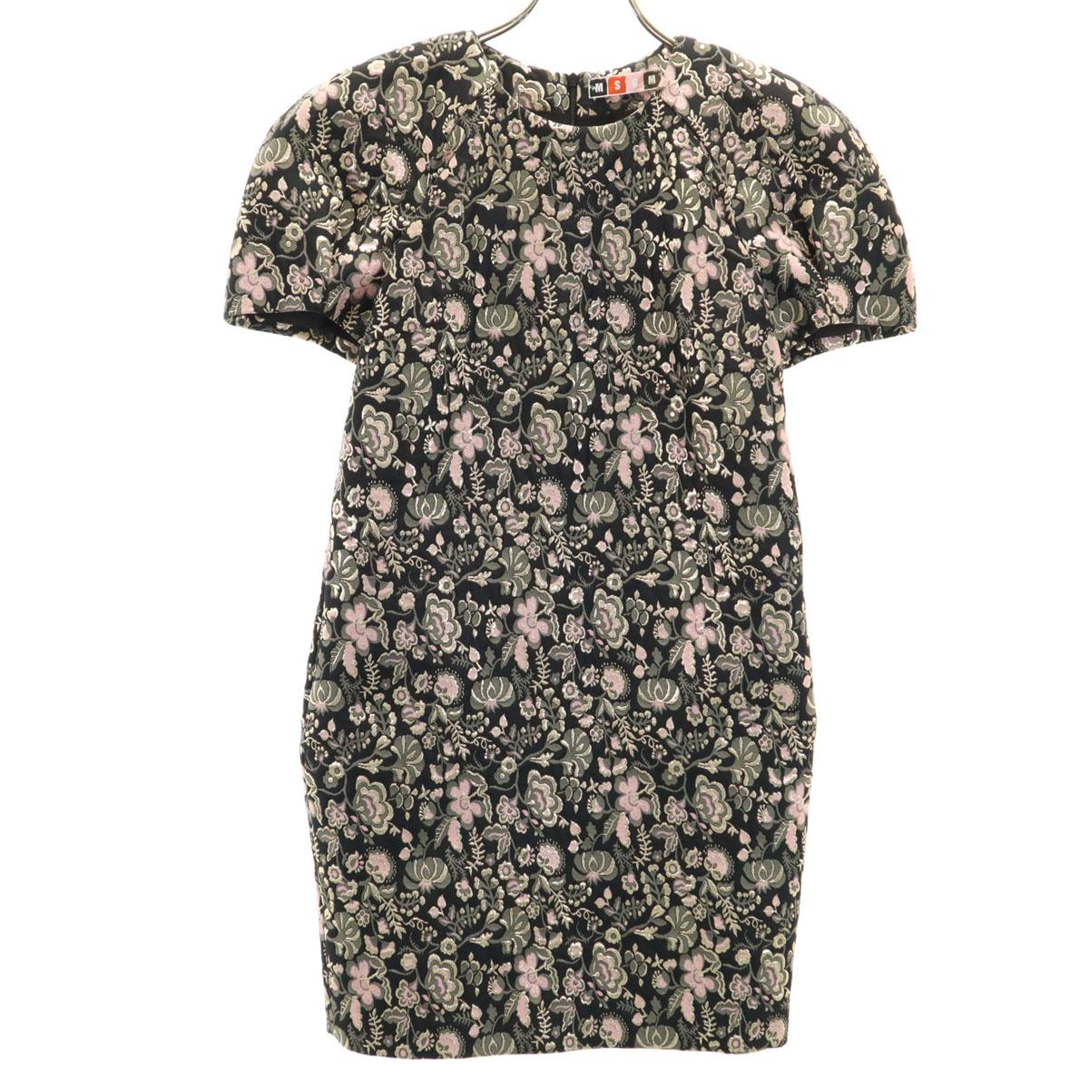 

MSGM made in Italy Overall handle Short sleeve mini dress 38 black Women Used