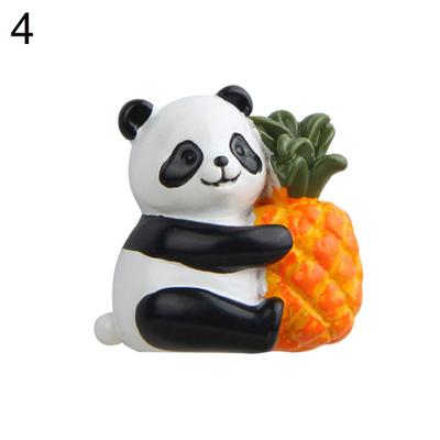 Cartoon Panda Fruit Resin Fridge Drink Refrigerator Magnetic Sticker Home Decor