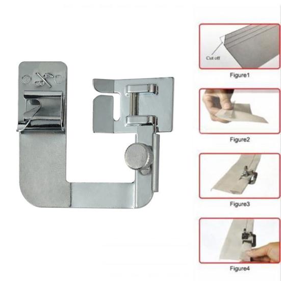 Multi-function Rolled Hem Domestic Sewing Machine Presser Foot Feet Accessory