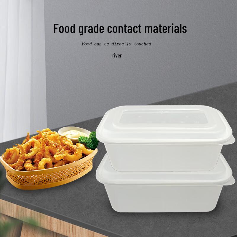 Disposable Plastic Rectangular Lunch Box