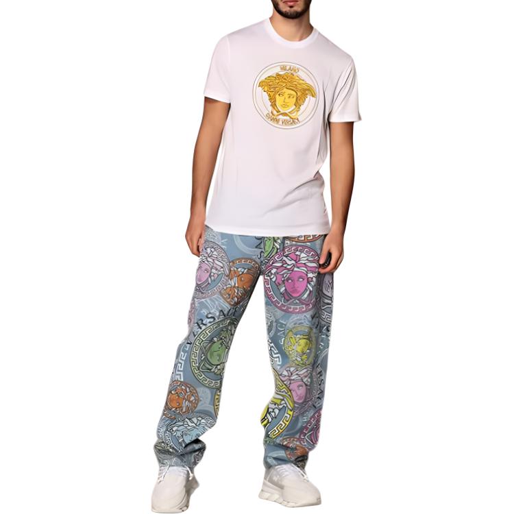 VERSACE Medusa Logo T Shirt 1006193-1A04213-1W000