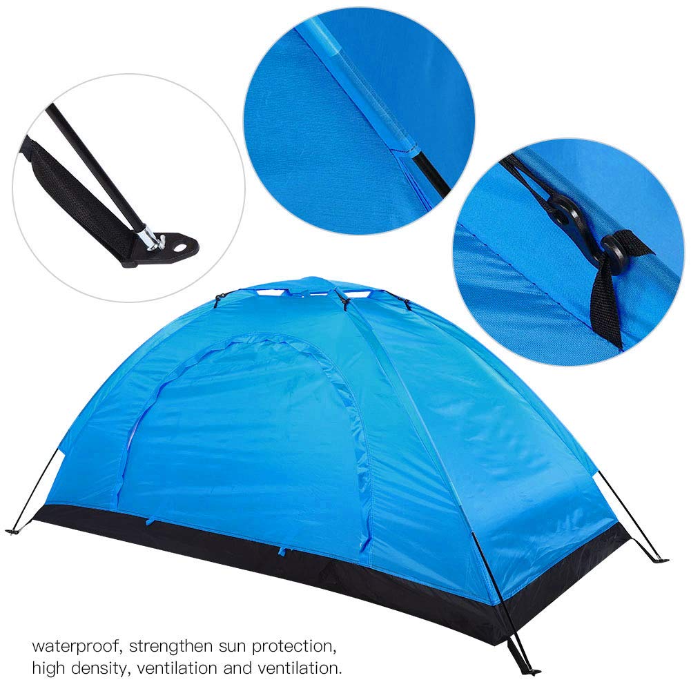 Cam Fishing Climb O-Color Outdoor One-Person Leisure Tent (Blue)
