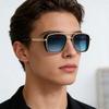 Retro Square Frame Sunglasses for Men Trendy Street Style Eyewear for Women Travel and Driving UV Protection Shades UV400