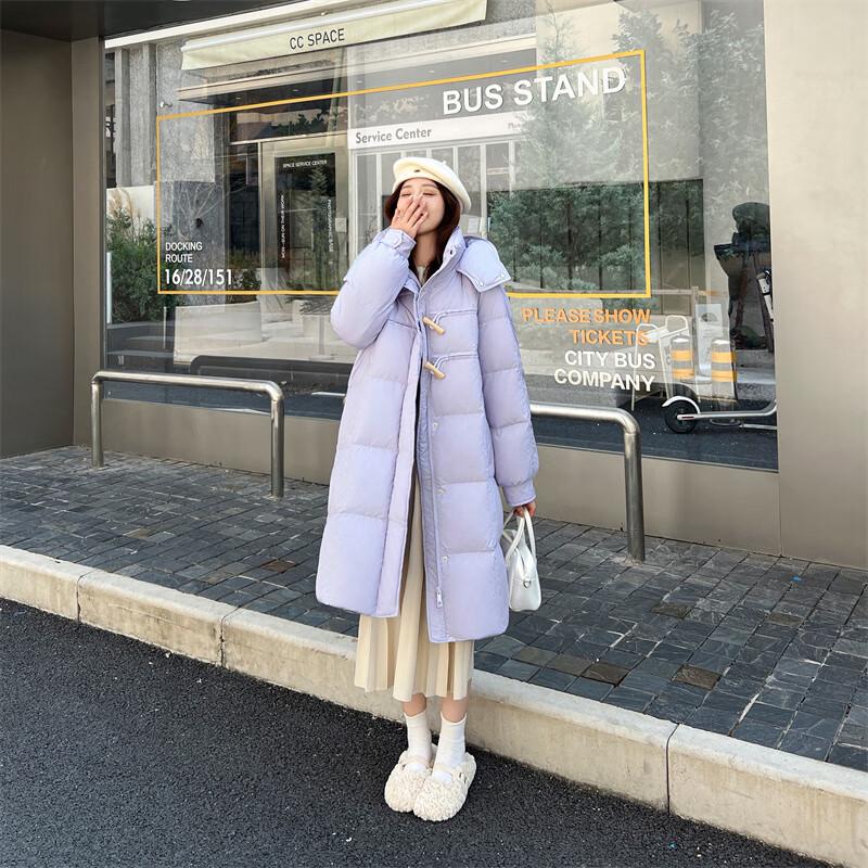 

YAYA Women s 2024 Long Hooded Down Jacket S