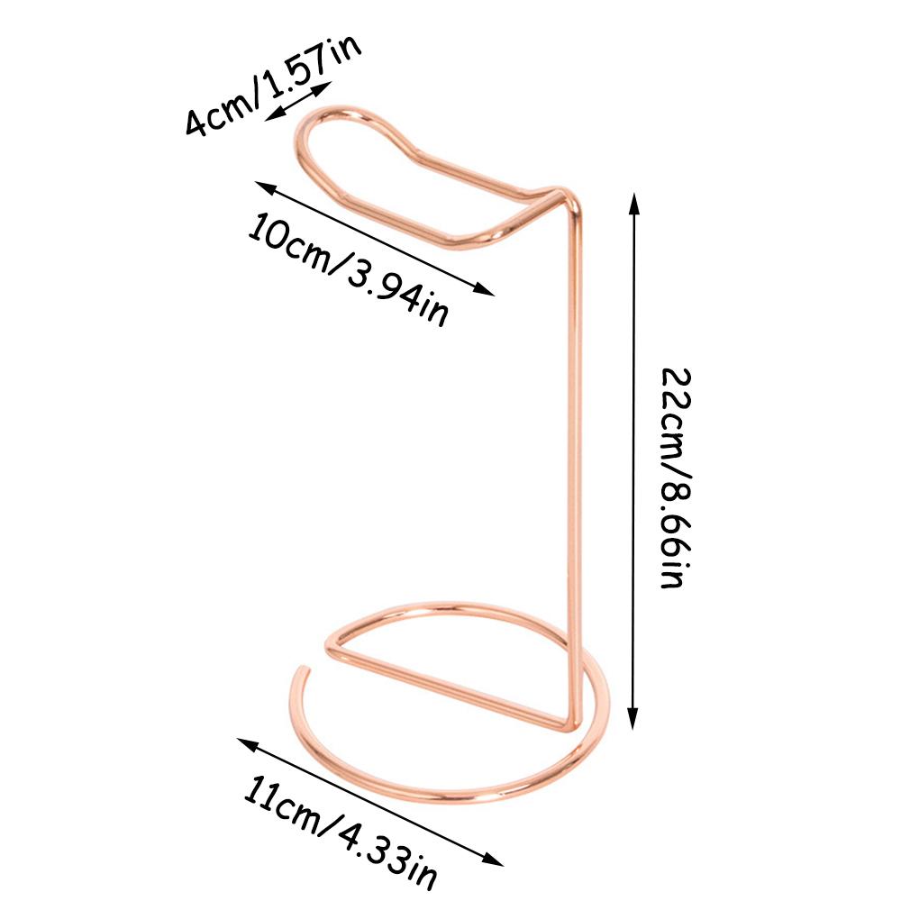 

Stainless Steel Headphone Bracket Headphone Storage Rack Desktop Universal Support Metal Rack Home Office Storage Rack