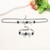 Zinc Alloy Star Crucifix Design Necklace Adjustable Lightweight Bracelet Punk Jewelry Piece For Various Occasions