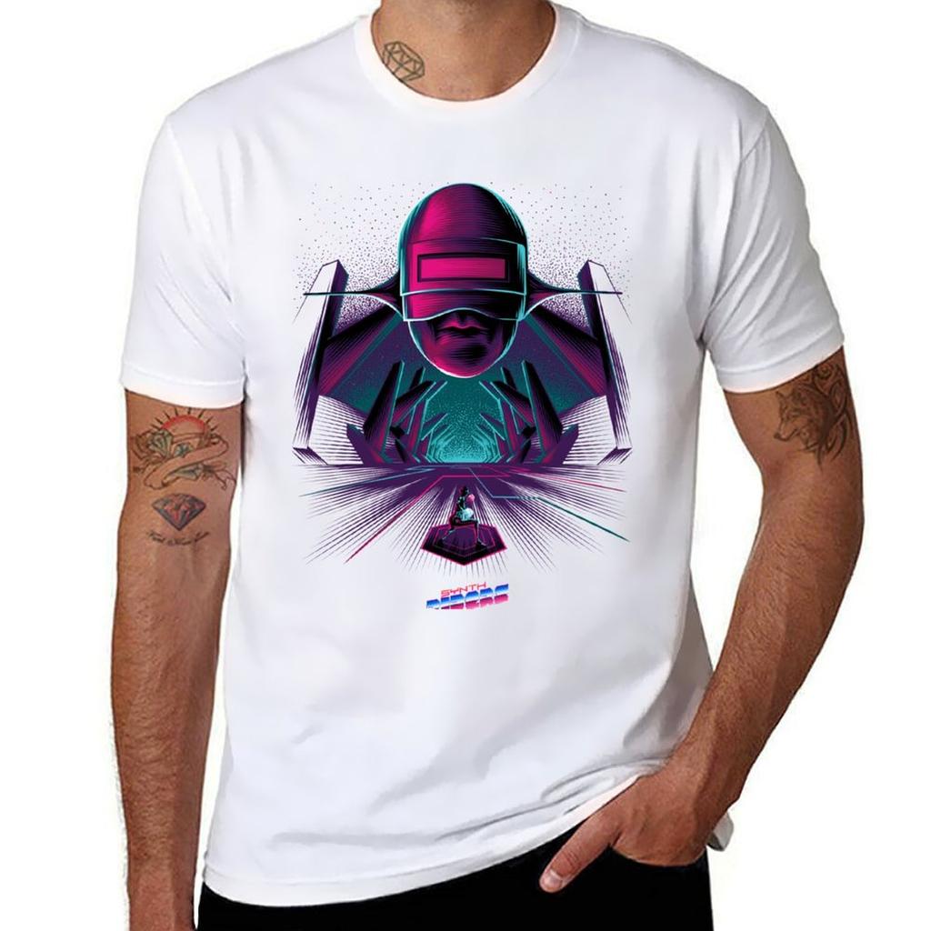 Synth Riders  Andromeda Tshirt T Shirts Cotton 100 Tshirt