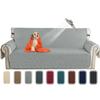Waterproof Non-Slip Pet Sofa Cover Solid Color Durable Cat-Scratch Resistant One-Piece Sofa Cover Protector Mat Urine Barrier